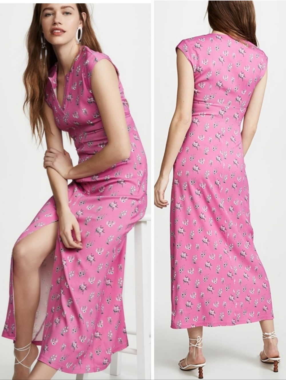 Rachel Comey Floral Chrysantha long Midi Dress